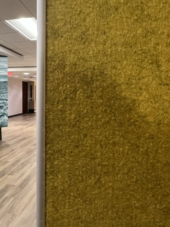 J-Molding Installed at Corners